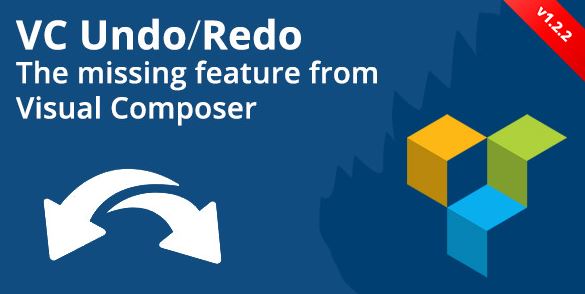 Visual Composer Undo Redo Buttons