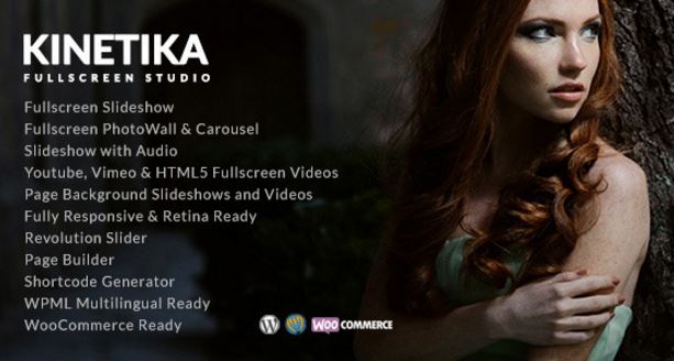 Kinetika - Fullscreen Photography Theme