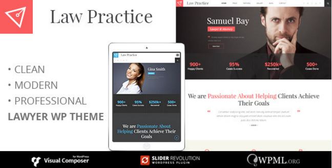 LAW PRACTICE - Lawyer WordPress Theme