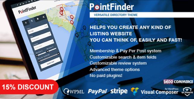 Point Finder - Directory WordPress Theme