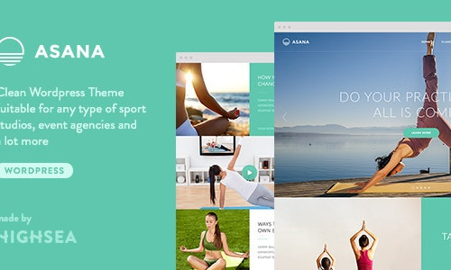 Asana – Sport and Yoga WordPress Theme