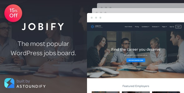 Jobify – Job Board WordPress Theme