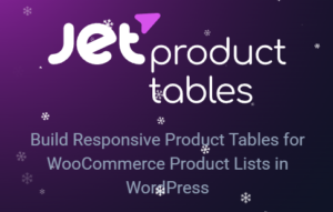 Jet Product Tables